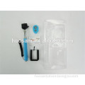 portable wireless selfie stick with bluetooth selftimer